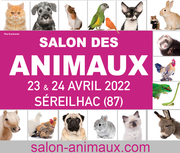 Salon des animaux le 23 et 24 avril&nbsp;2022